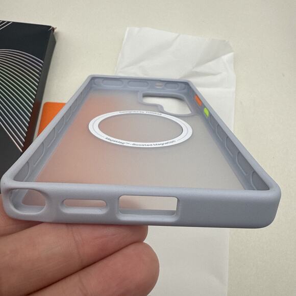 TORRAS Magnetic Shockproof Case for Samsung Galaxy S25 UltraCase Light Blue READ - Picture 9 of 14